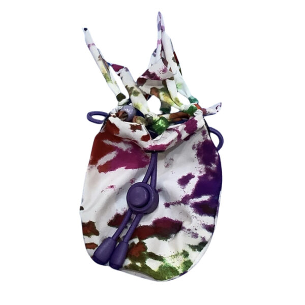 1. Graffiti Pattern PocketZ with Mixed Beads Purple Accents - Image 7