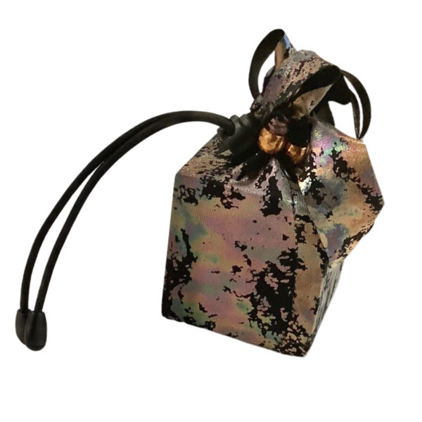 7. Oil-spill PocketZ with Copper Beads and Black accessories - Image 2